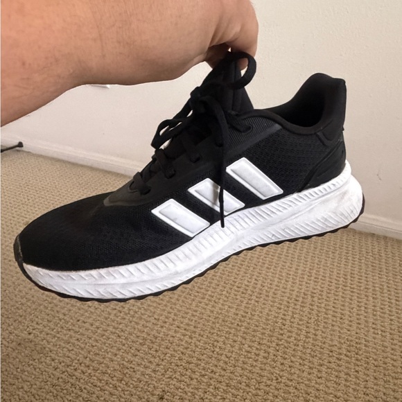 Adidas Black Sneakers with White Stripes - Picture 9 of 10